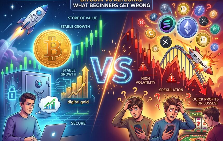 Bitcoin vs Altcoins: What Beginners Get Wrong